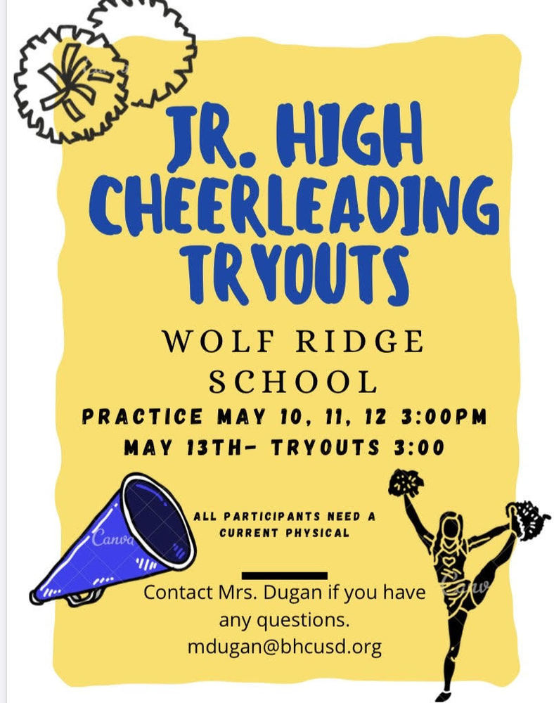 Jr. High Cheerleading Tryouts