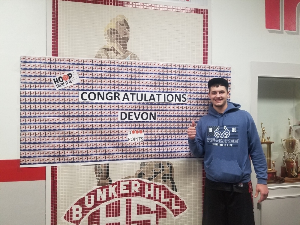 Devon Ralston Scores 1001 points!