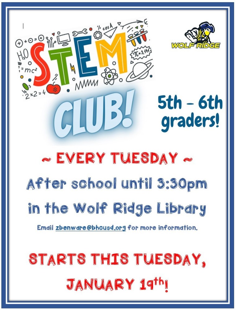STEM Club for 5th&6th Grades