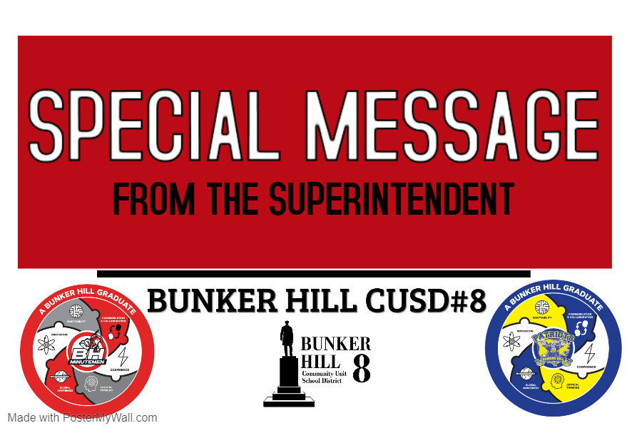 Message to Bunker Hill CUSD 8 Families