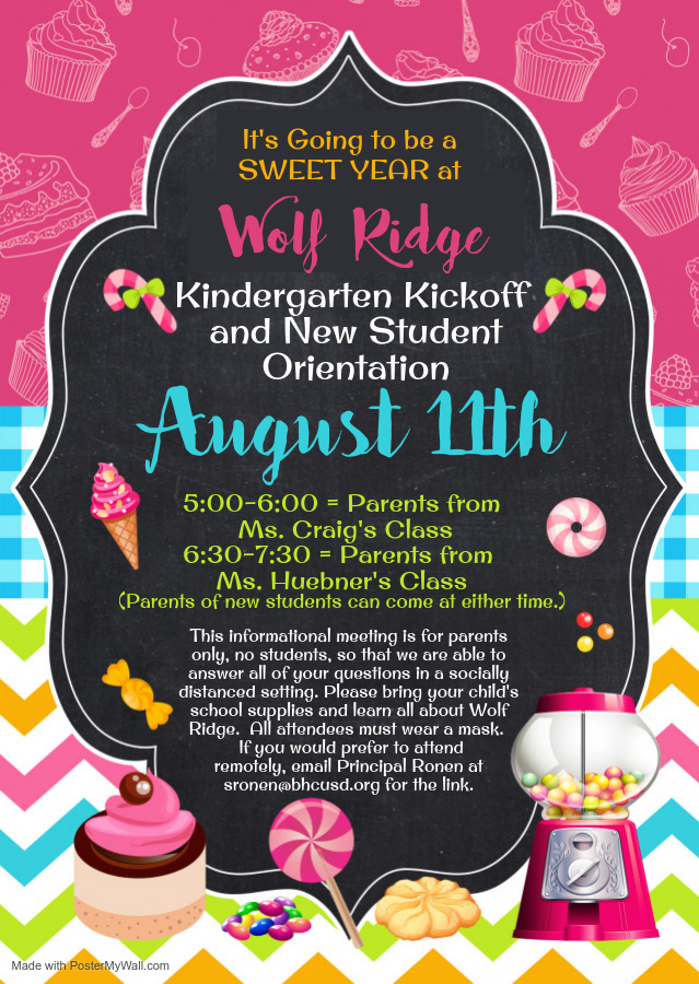 Kindergarten and New Student Parent Meeting