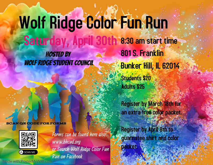Wolf Ridge Color Run