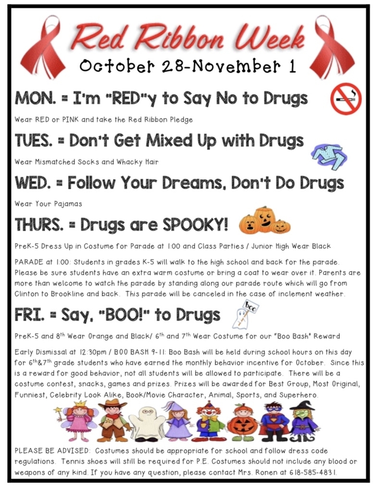 Red Ribbon Week Wolf Ridge Elementary