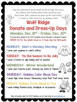 Wolf Ridge Donate and Dress-Up Days