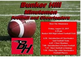 2019 #BHill8 Football Schedule