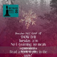 School Closed - Tuesday, 2/16