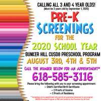 Bunker Hill PreK Screenings