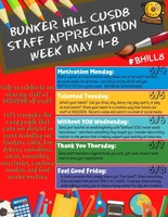 #BHill8 Staff Appreciation Week 2020