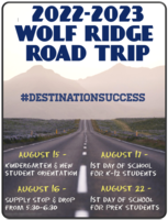 Back to School: Save the Dates!